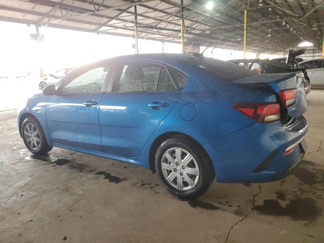 3KPA24AD3NE461070 - 2022 KIA RIO LX BLUE photo 2