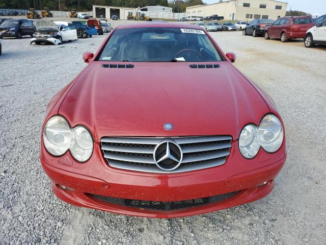 WDBSK75F34F063152 - 2004 MERCEDES-BENZ SL 500 RED photo 5