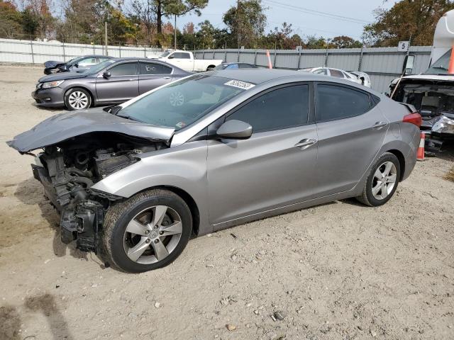 KMHDH4AE2BU114844 - 2011 HYUNDAI ELANTRA GLS GRAY photo 1