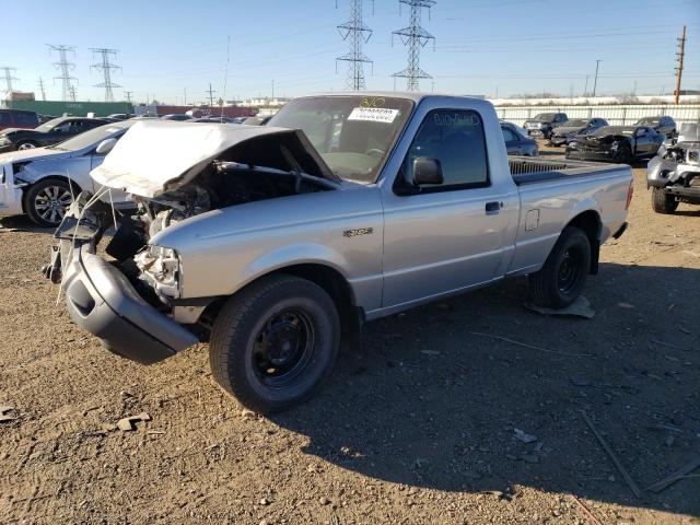 1FTYR10D52PB03586 - 2002 FORD RANGER SILVER photo 1