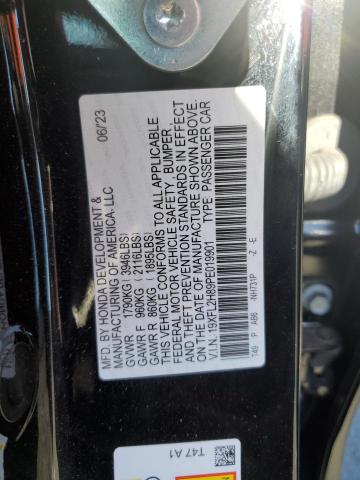 19XFL2H89PE019901 - 2023 HONDA CIVIC SPORT 黑色 照片 12