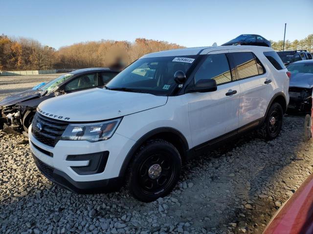 1FM5K8AT0GGD32346 - 2016 FORD EXPLORER POLICE INTERCEPTOR WHITE photo 1