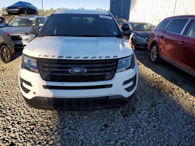 1FM5K8AT0GGD32346 - 2016 FORD EXPLORER POLICE INTERCEPTOR WHITE photo 5