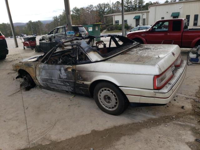 1G6VR3175HU102569 - 1987 CADILLAC ALLANTE WHITE photo 2