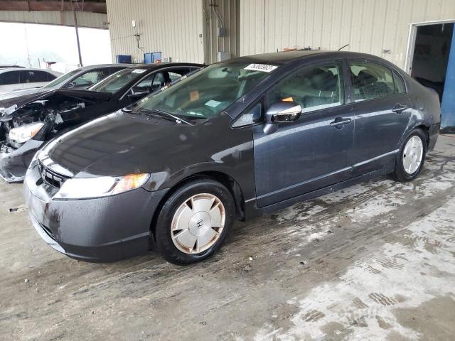 JHMFA362X8S012477 - 2008 HONDA CIVIC HYBRID GRAY photo 1