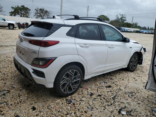 KM8K33A33PU020249 - 2023 HYUNDAI KONA N LINE WHITE photo 3