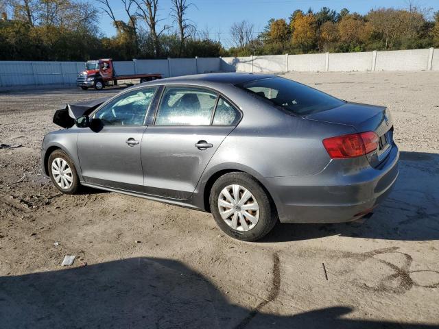 3VW2K7AJ9EM249157 - 2014 VOLKSWAGEN JETTA BASE GRAY photo 2