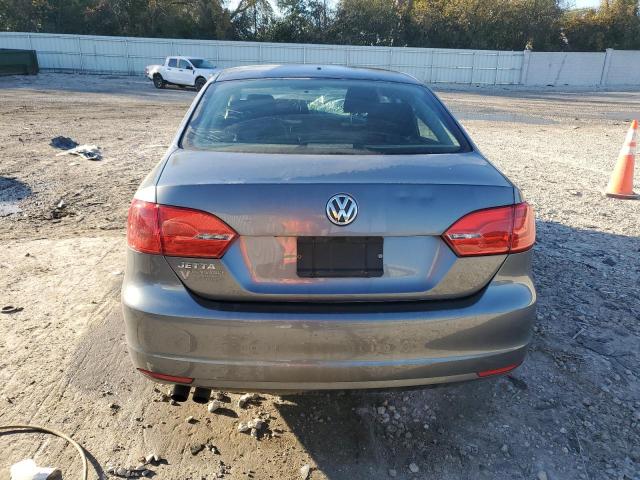 3VW2K7AJ9EM249157 - 2014 VOLKSWAGEN JETTA BASE GRAY photo 6