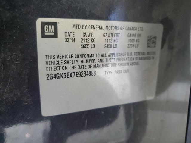 2G4GK5EX7E9284988 - 2014 BUICK REGAL 蓝色 照片 13