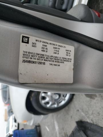 2G4WB55K811298195 - 2001 BUICK REGAL LS 灰色 照片 12