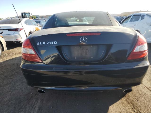 WDBWK54F46F092847 - 2006 MERCEDES-BENZ SLK 280 BLACK photo 6