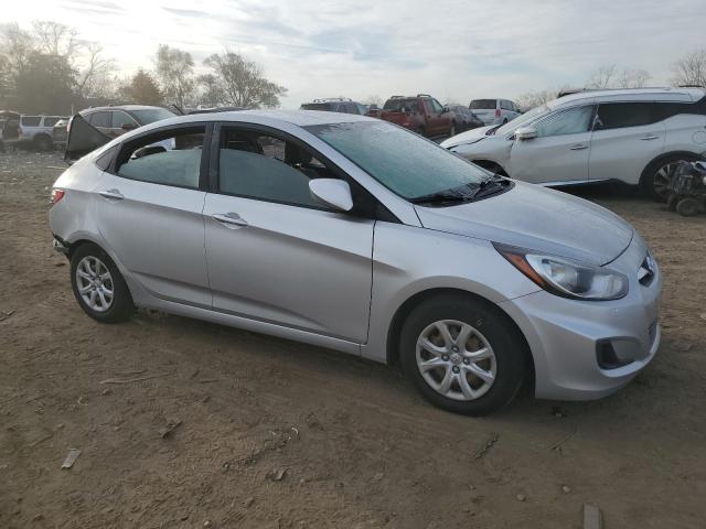 KMHCT4AE5DU534501 - 2013 HYUNDAI ACCENT GLS SILVER photo 4