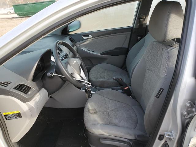 KMHCT4AE5DU534501 - 2013 HYUNDAI ACCENT GLS SILVER photo 7