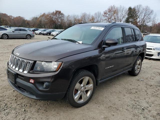 1C4NJDEB0ED617693 - 2014 JEEP COMPASS LATITUDE BROWN photo 1