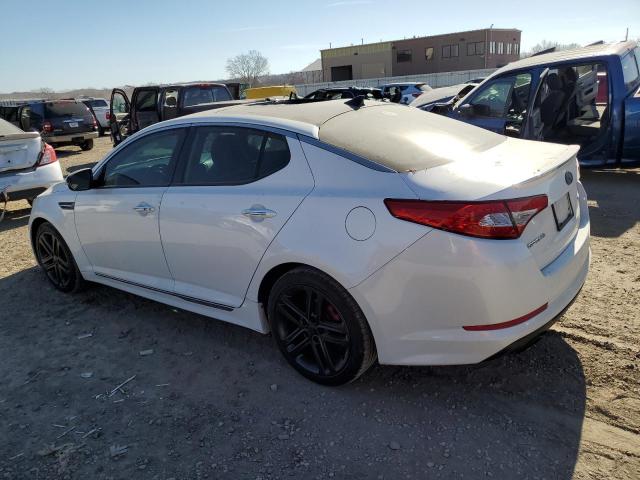 5XXGR4A65DG095187 - 2013 KIA OPTIMA SX WHITE photo 2