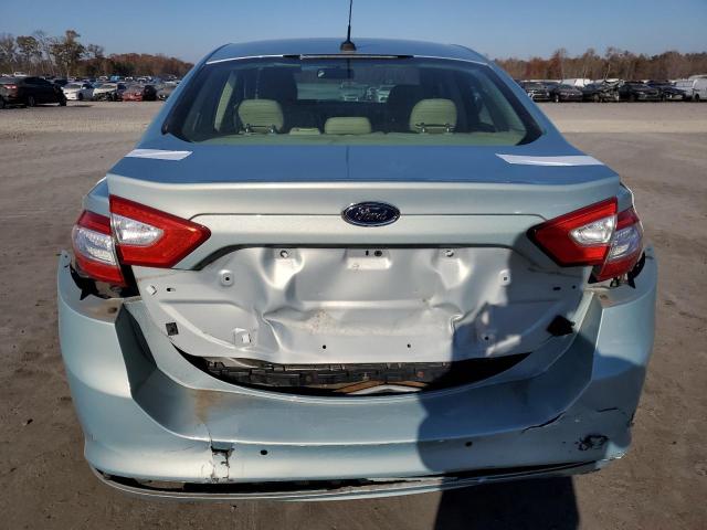 3FA6P0LU5DR138679 - 2013 FORD FUSION SE HYBRID TURQUOISE photo 6