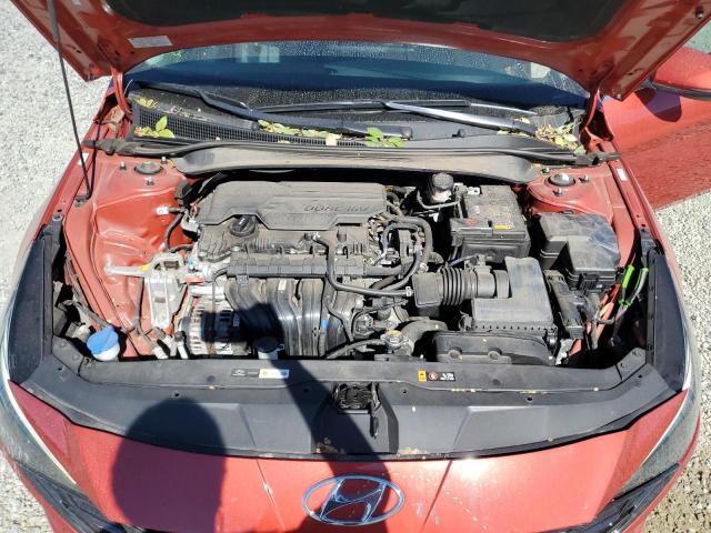 KMHLP4AG9MU063801 - 2021 HYUNDAI ELANTRA LIMITED RED photo 11