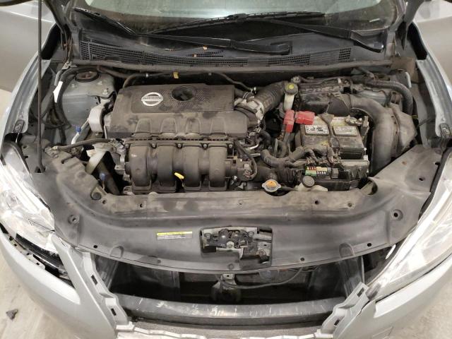 3N1AB7AP9DL794365 - 2013 NISSAN SENTRA S SILVER photo 11