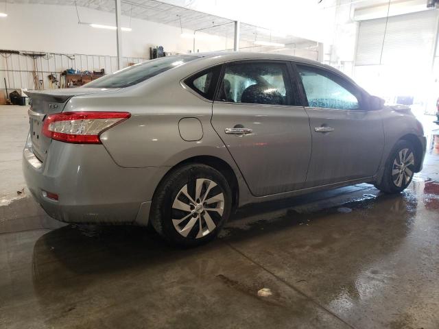 3N1AB7AP9DL794365 - 2013 NISSAN SENTRA S SILVER photo 3