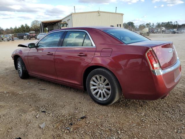 2C3CCAAG4DH666841 - 2013 CHRYSLER 300 MAROON photo 2