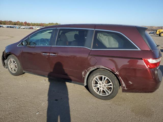 5FNRL5H44CB068567 - 2012 HONDA ODYSSEY EX MAROON photo 2