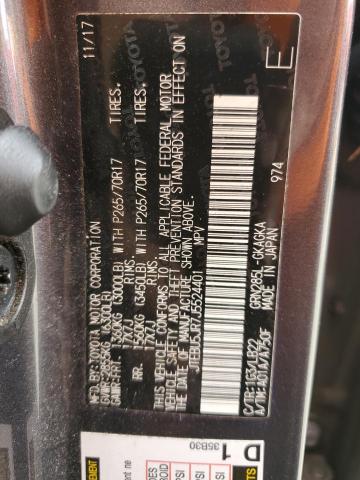 JTEBU5JR7J5524401 - 2018 TOYOTA 4RUNNER SR5/SR5 PREMIUM 石墨色 照片 13