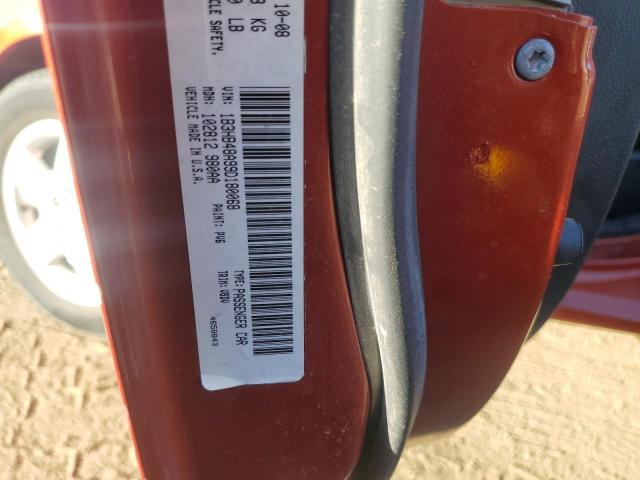 1B3HB48A99D180068 - 2009 DODGE CALIBER SXT ORANGE photo 13