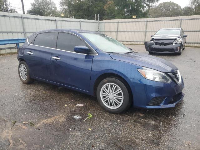 3N1AB7AP8KY339202 - 2019 NISSAN SENTRA S BLUE photo 4