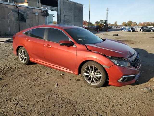 19XFC1F38KE206122 - 2019 HONDA CIVIC EX RED photo 4