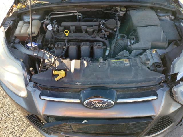 1FAHP3H22CL367433 - 2012 FORD FOCUS SEL GRAY photo 11