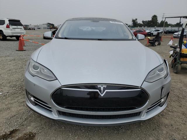 5YJSA1S19EFP41953 - 2014 TESLA MODEL S SILVER photo 5