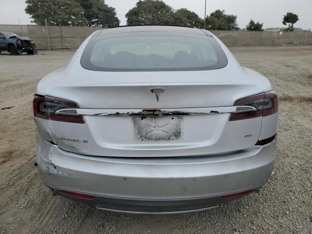 5YJSA1S19EFP41953 - 2014 TESLA MODEL S SILVER photo 6