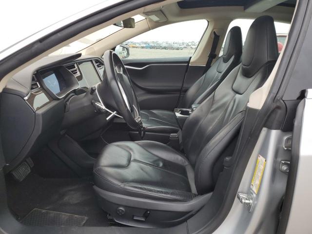 5YJSA1S19EFP41953 - 2014 TESLA MODEL S SILVER photo 7