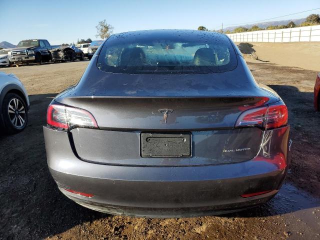 5YJ3E1EB6NF185467 - 2022 TESLA MODEL 3 CHARCOAL photo 6