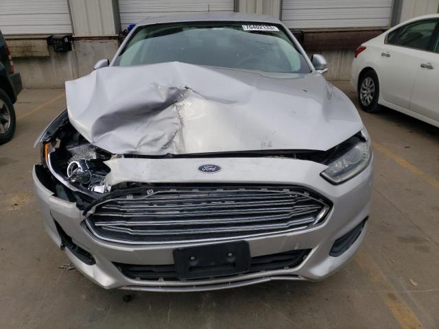 3FA6P0H78GR387906 - 2016 FORD FUSION SE SILVER photo 5