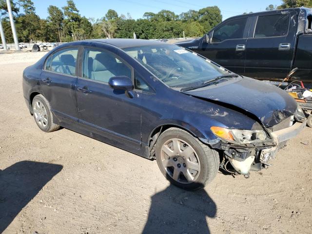 1HGFA16578L023884 - 2008 HONDA CIVIC LX BLUE photo 4