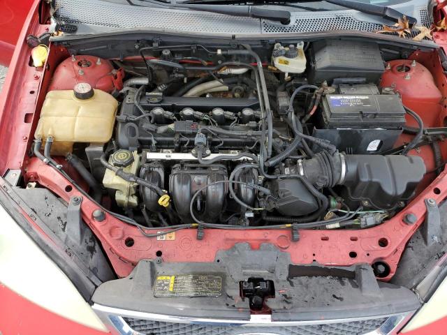 1FAFP34N26W211970 - 2006 FORD FOCUS ZX4 RED photo 11