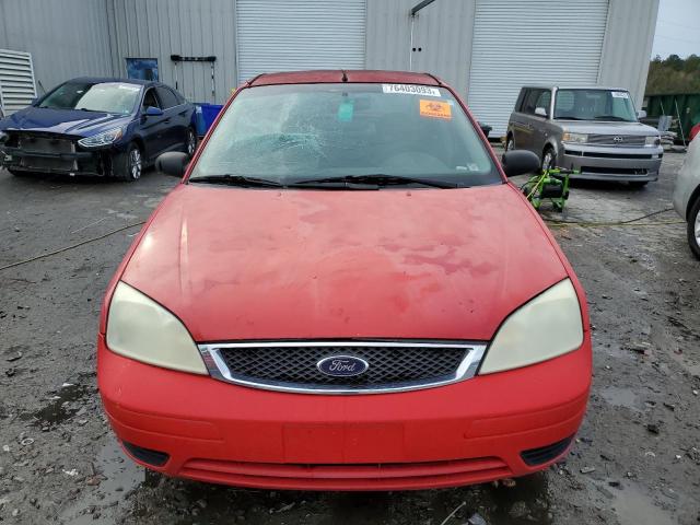 1FAFP34N26W211970 - 2006 FORD FOCUS ZX4 RED photo 5