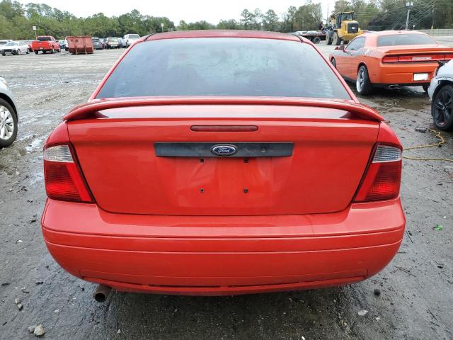 1FAFP34N26W211970 - 2006 FORD FOCUS ZX4 RED photo 6