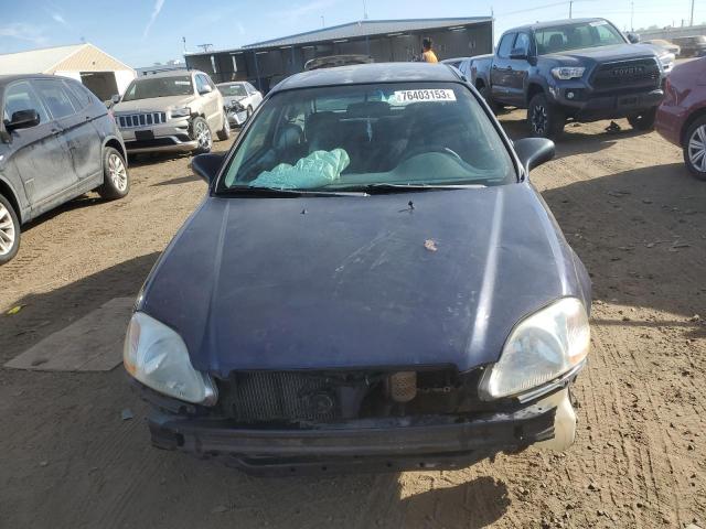 2HGEJ6347VH105689 - 1997 HONDA CIVIC DX BLUE photo 5