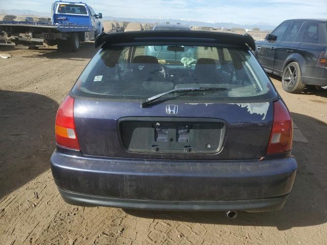 2HGEJ6347VH105689 - 1997 HONDA CIVIC DX BLUE photo 6