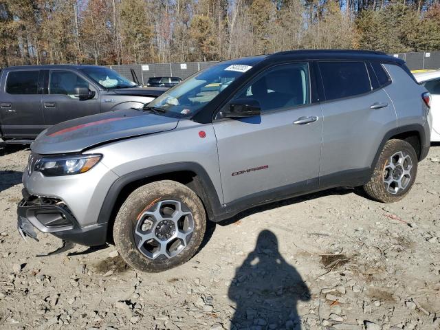 3C4NJDDB0NT163473 - 2022 JEEP COMPASS TRAILHAWK GRAY photo 1