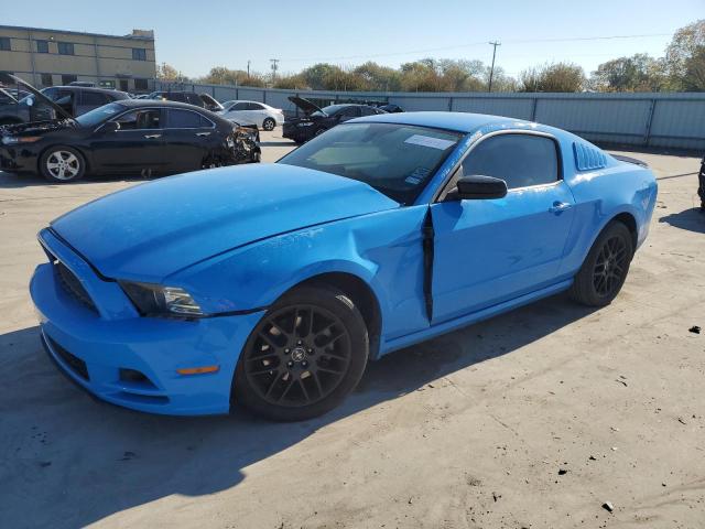 1ZVBP8AM9E5247271 - 2014 FORD MUSTANG BLUE photo 1