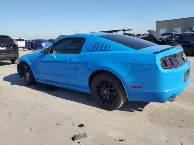 1ZVBP8AM9E5247271 - 2014 FORD MUSTANG BLUE photo 2