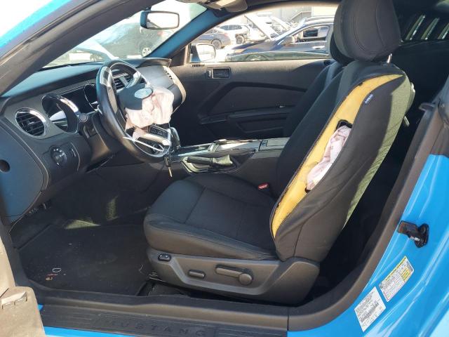 1ZVBP8AM9E5247271 - 2014 FORD MUSTANG BLUE photo 7