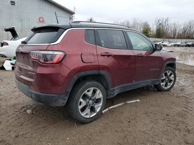 3C4NJDCB4MT566307 - 2021 JEEP COMPASS LIMITED BURGUNDY photo 3