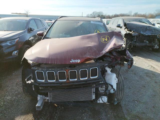 3C4NJDCB4MT566307 - 2021 JEEP COMPASS LIMITED BURGUNDY photo 5