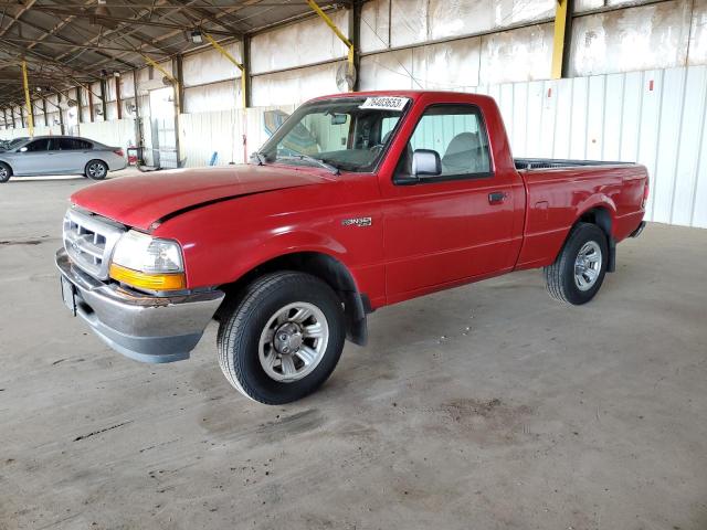 1FTYR10C8YPA06107 - 2000 FORD RANGER RED photo 1