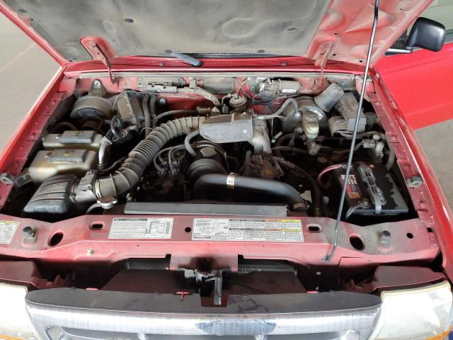 1FTYR10C8YPA06107 - 2000 FORD RANGER RED photo 11
