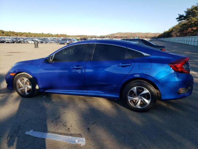 2HGFC2F67KH561028 - 2019 HONDA CIVIC LX BLUE photo 2